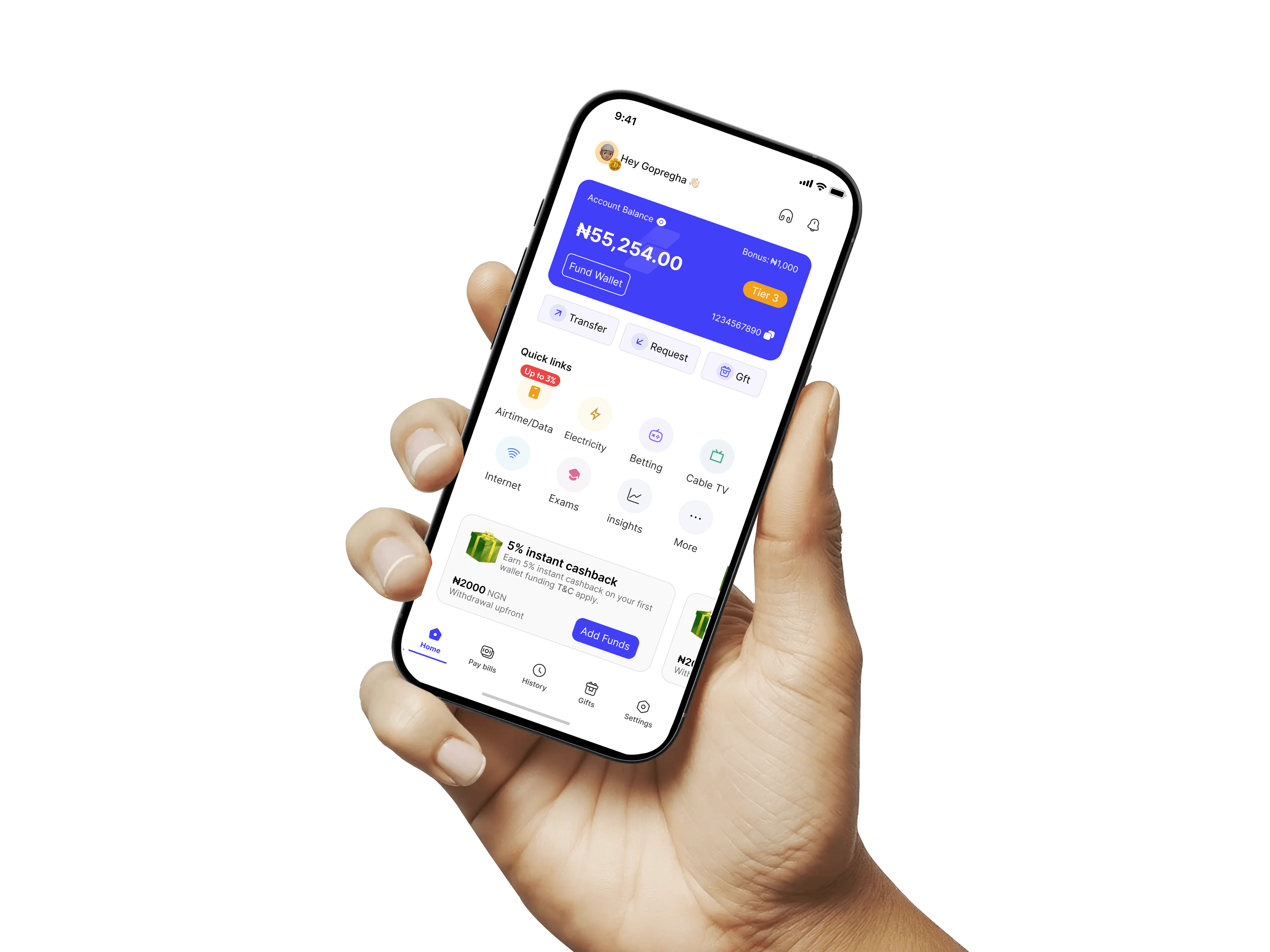 Stackup App Mockup